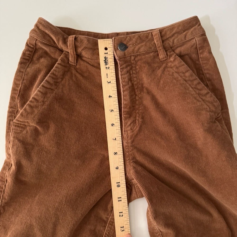 TenTree Corduroy Cropped Straight Leg Eco-Friendly Trousers Pants Women’s size 2 - Picture 13 of 14